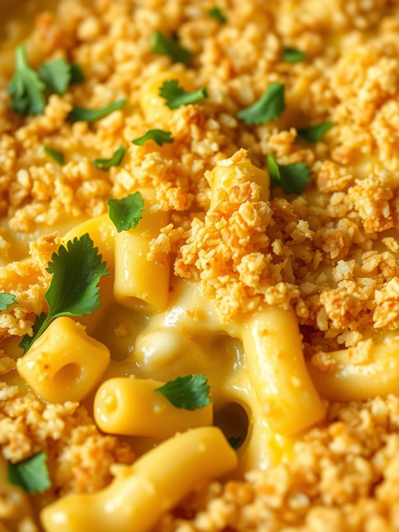 creamy cheesy pasta bake
