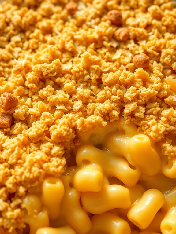 creamy cheesy pasta bake
