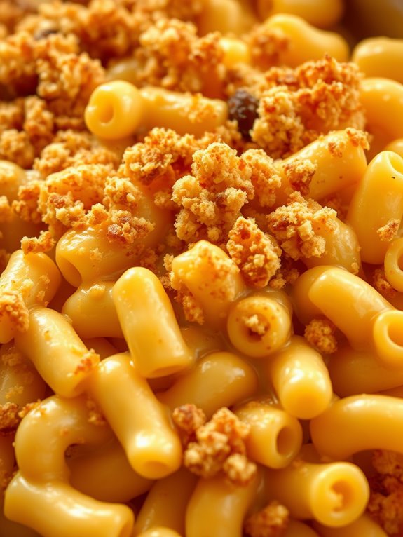 creamy cheesy pasta bake