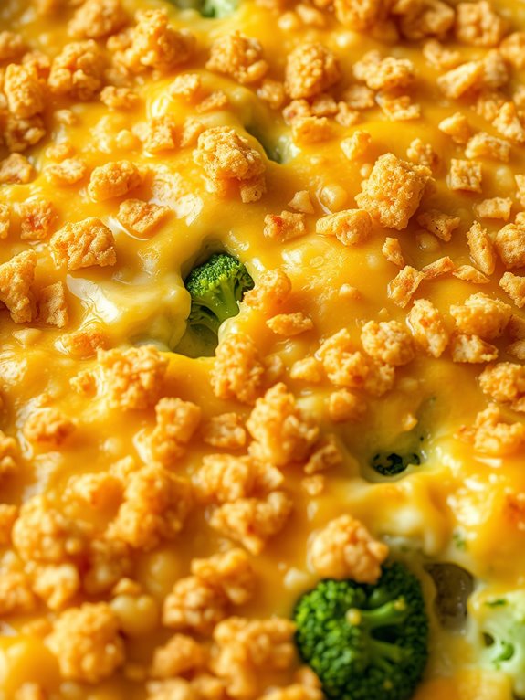 creamy chicken broccoli bake