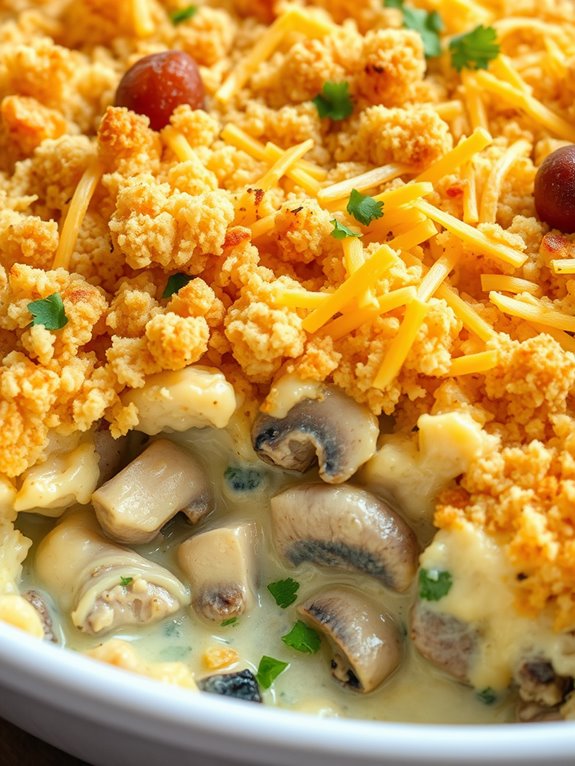 creamy chicken mushroom dish
