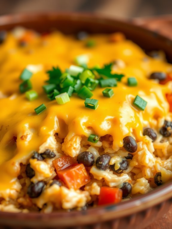 creamy chicken rice casserole
