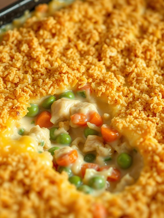 creamy chicken rice casserole