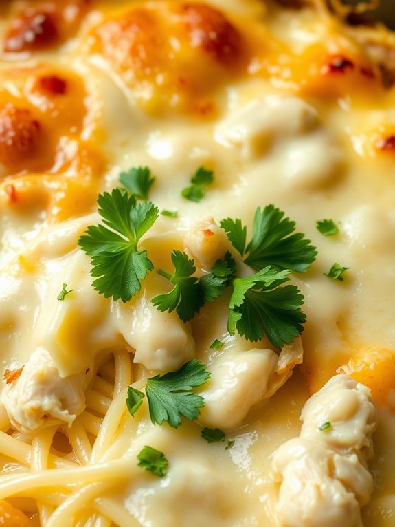 creamy chicken spaghetti casserole