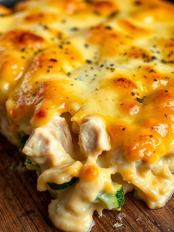 creamy chicken zucchini casserole