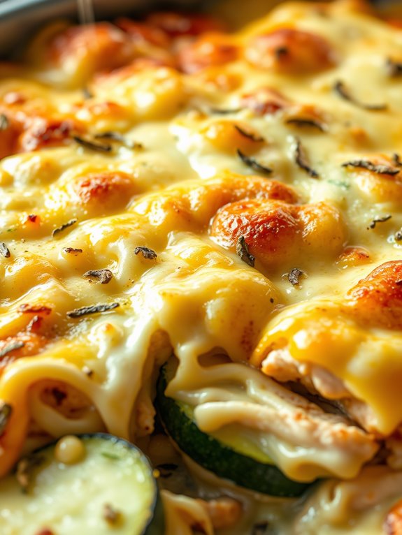 creamy chicken zucchini casserole