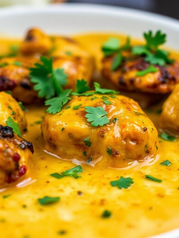 creamy fenugreek chicken bake