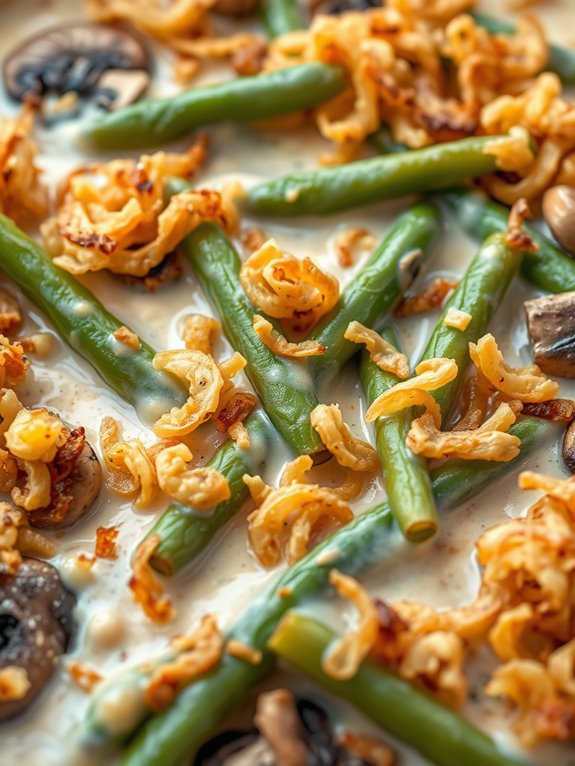 creamy green bean dish