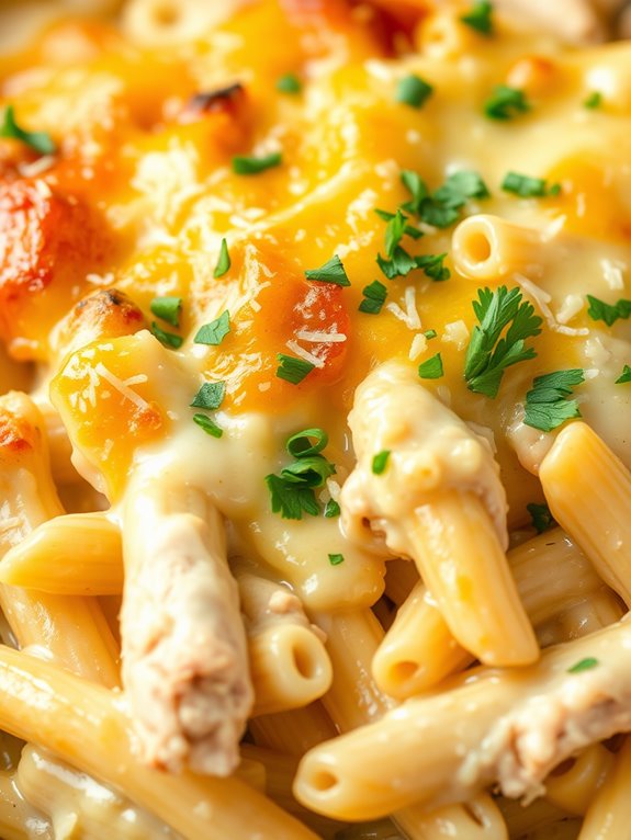 creamy pasta casserole dish