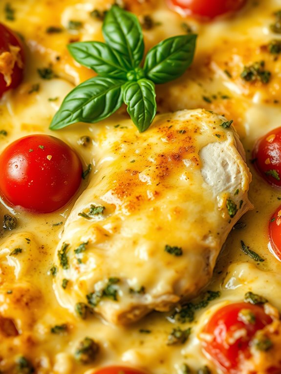 creamy pesto chicken dish