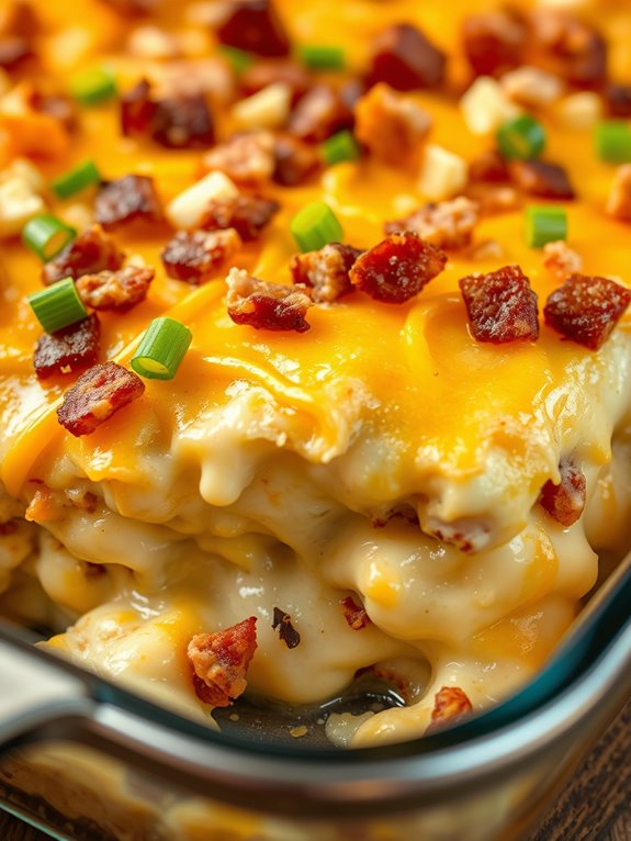 creamy potato cheese bake