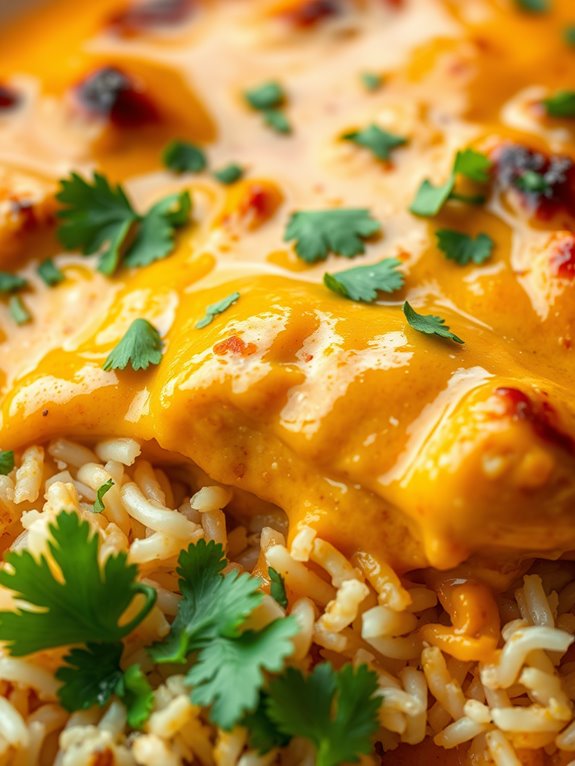 creamy spiced chicken dish