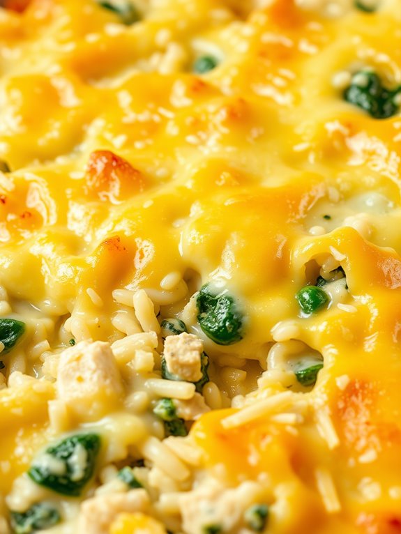 creamy spinach artichoke casserole