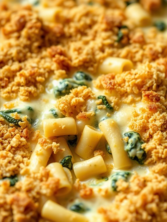 creamy spinach artichoke casserole