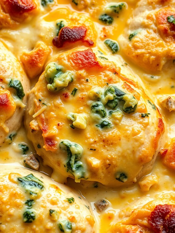 creamy spinach artichoke chicken