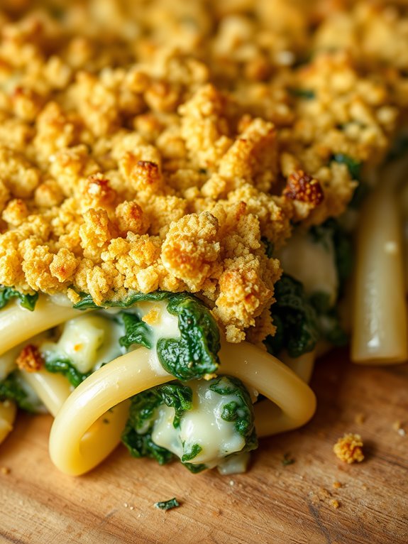 creamy spinach artichoke pasta