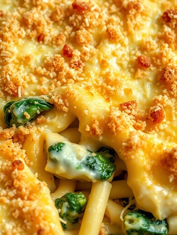 creamy spinach artichoke pasta