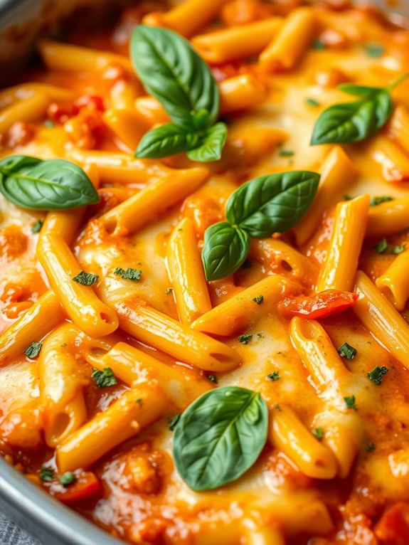 creamy tomato basil pasta