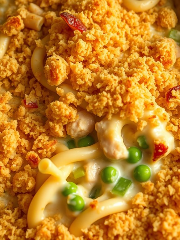 creamy tuna noodle bake
