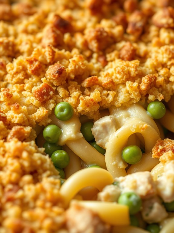 creamy tuna noodle bake
