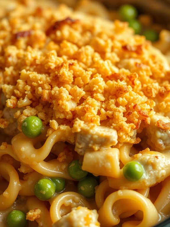 creamy tuna noodle bake