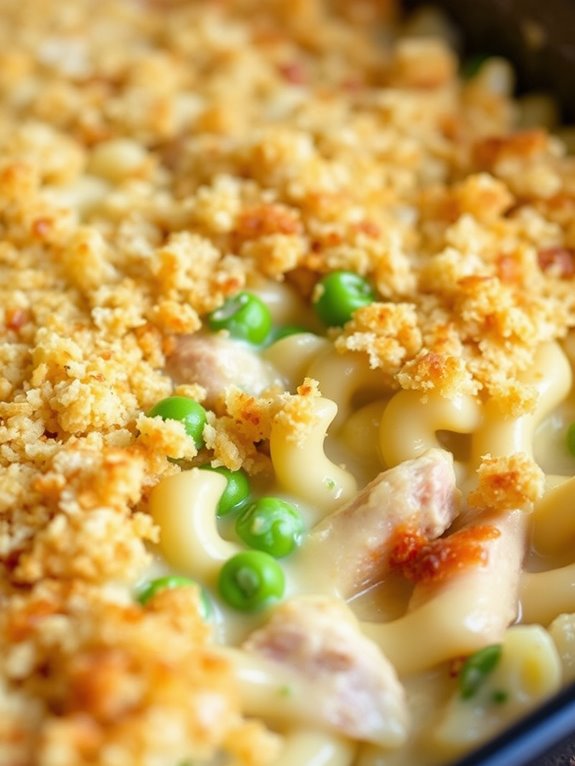 creamy tuna noodle bake