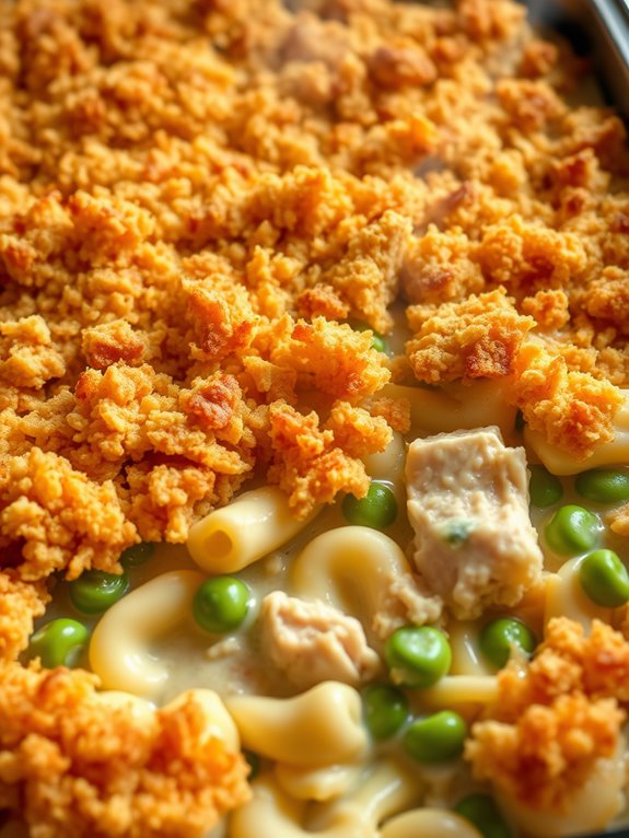 creamy tuna noodle dish