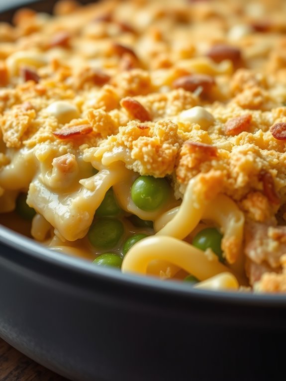 creamy tuna noodle dish