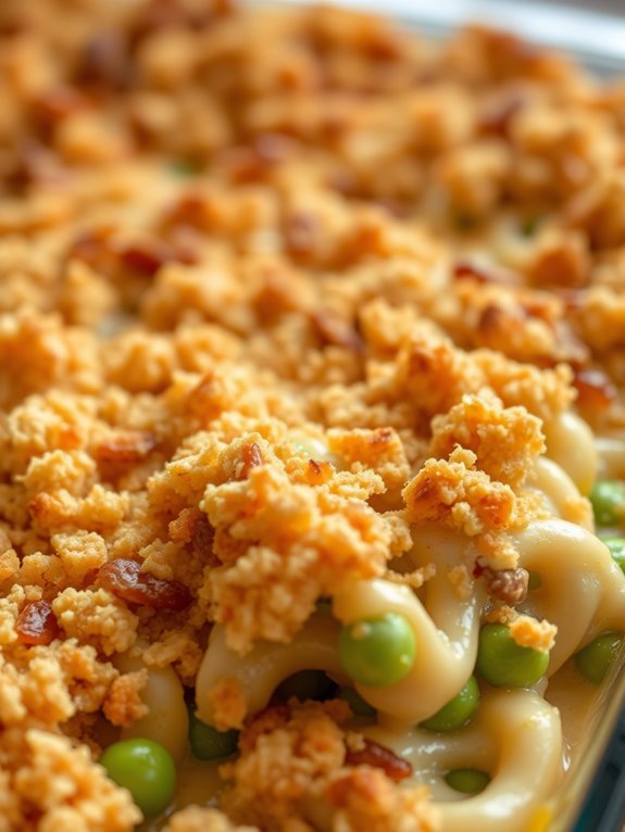 creamy tuna noodle dish