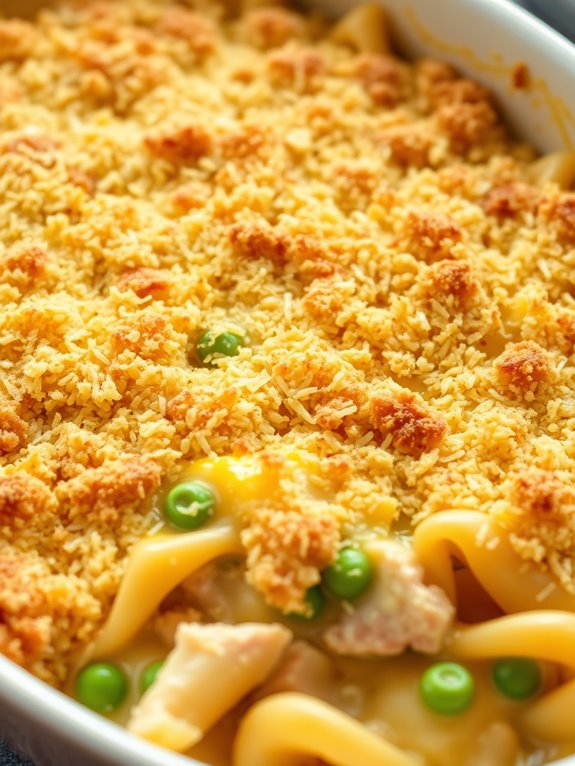 creamy tuna noodle dish