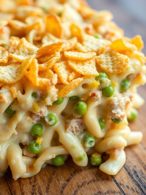 creamy tuna noodle dish
