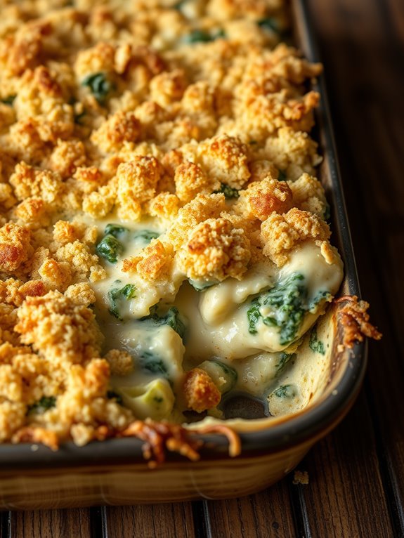 creamy vegetable casserole dish