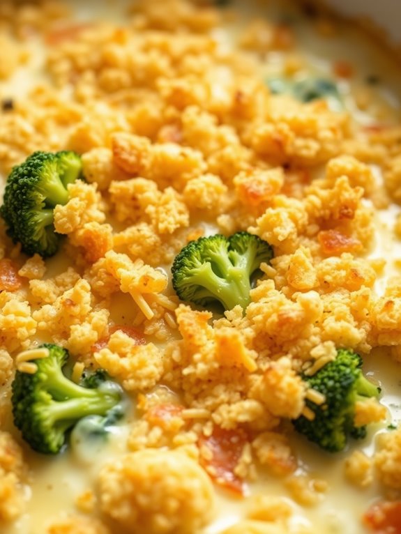 creamy vegetable cheese bake