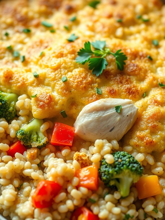 dairy free chicken quinoa casserole