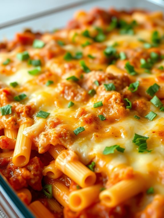 delicious baked pasta dish