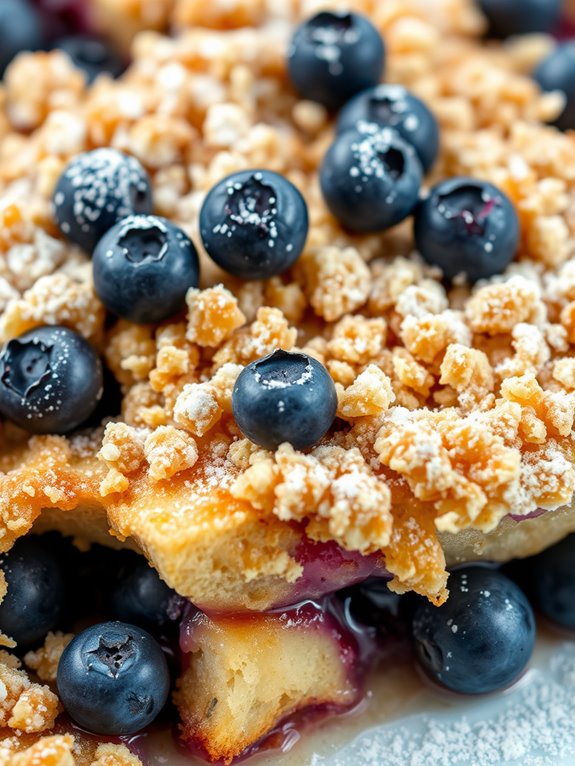 delicious blueberry breakfast bake