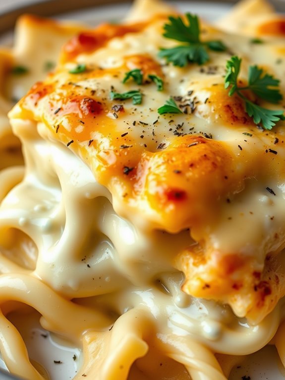 delicious creamy pasta dish