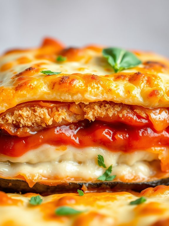 delicious eggplant parmesan casserole