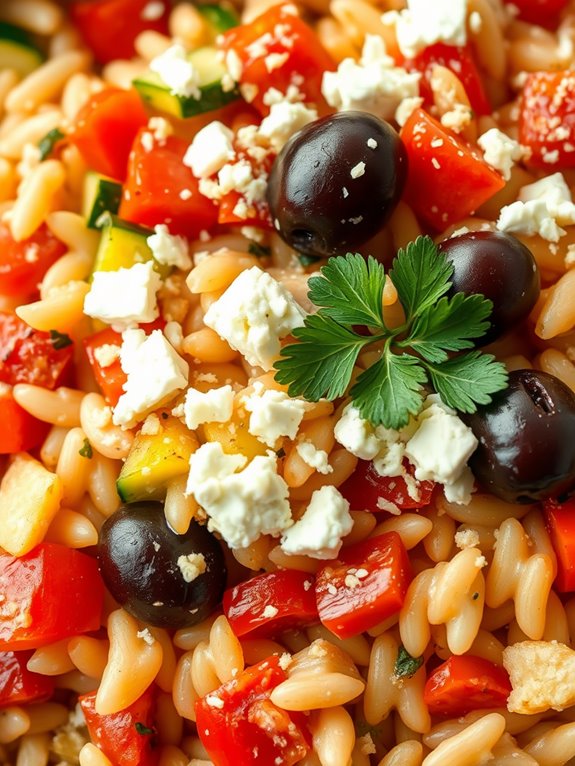 delicious greek pasta bake