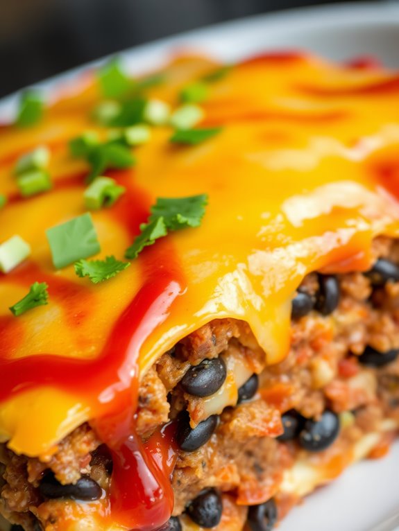 delicious layered beef casserole