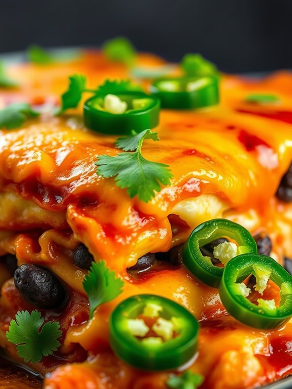 delicious layered chicken dish