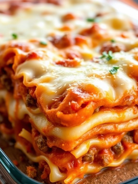 delicious layered pasta dish