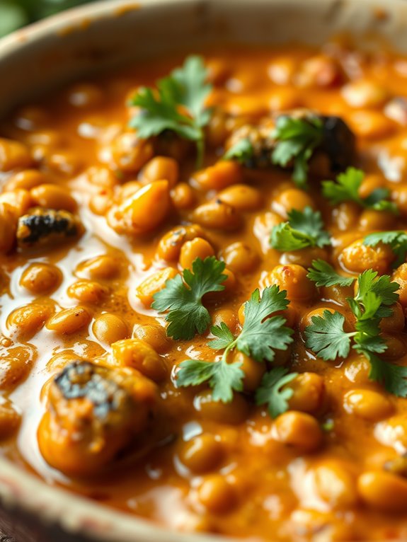 eggplant lentil curry casserole