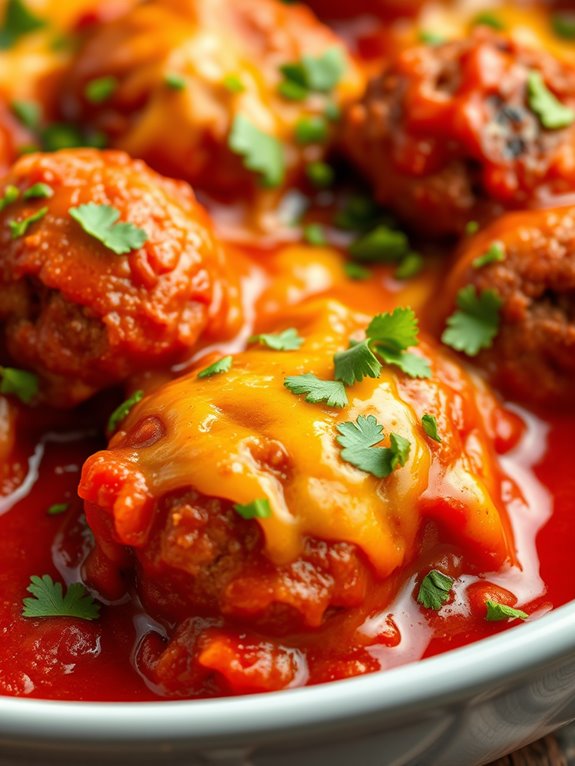 flavorful spicy meatball dish