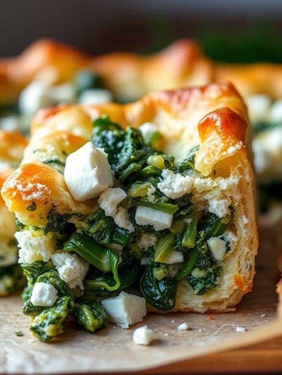 greek spinach feta casserole