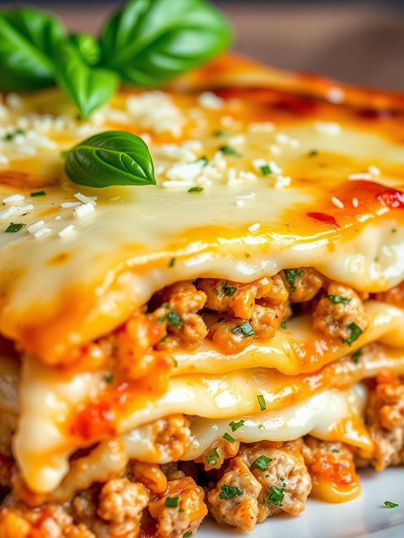 ground chicken lasagna recipe