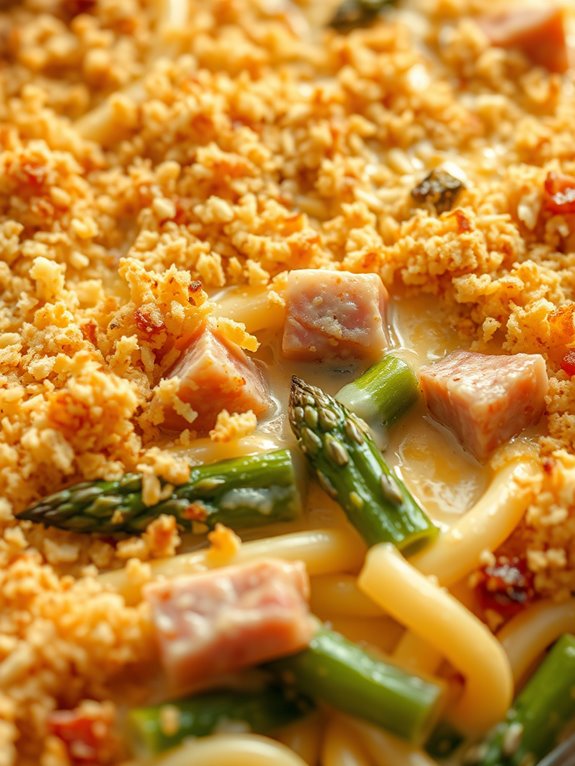 ham and asparagus dish