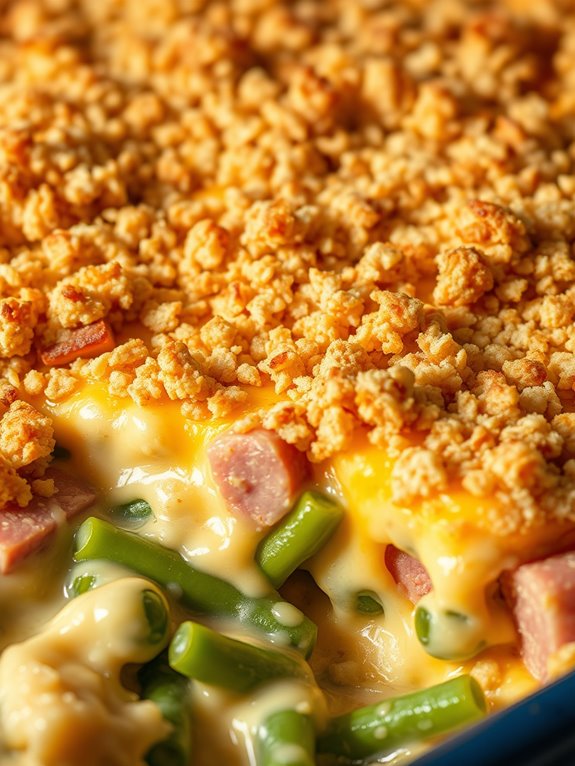 ham and green bean casserole