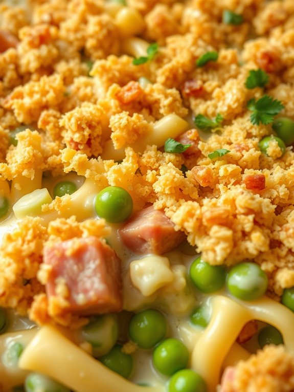 ham and pea casserole