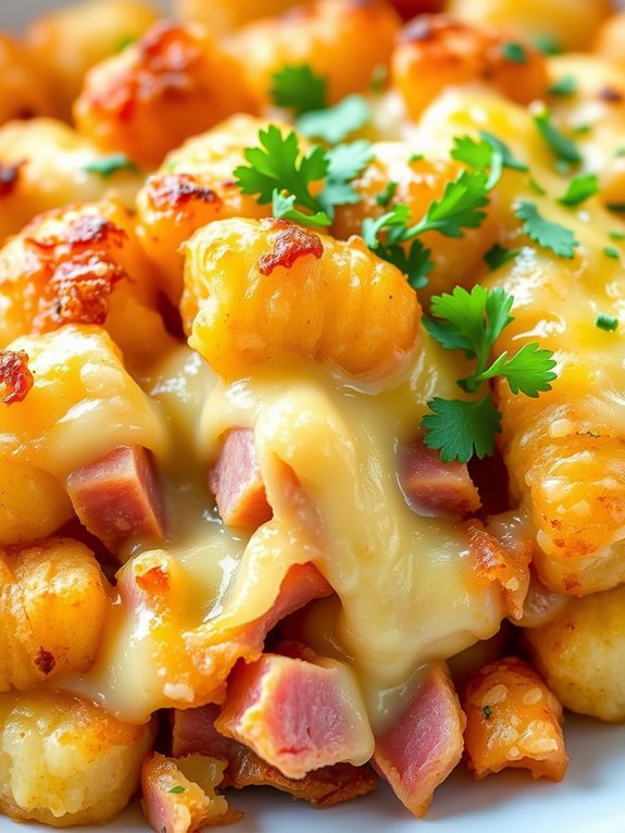 ham and swiss casserole